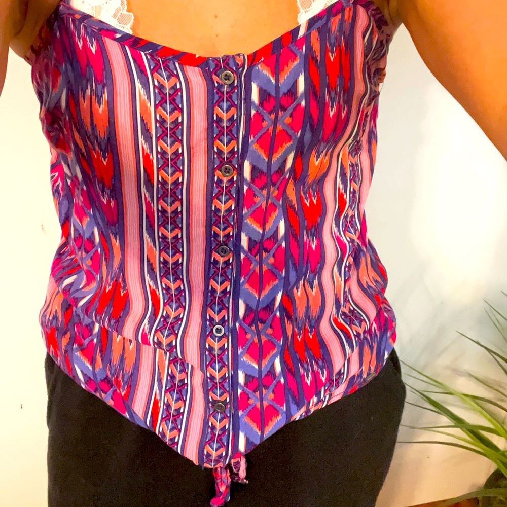 Aztec print tank top!